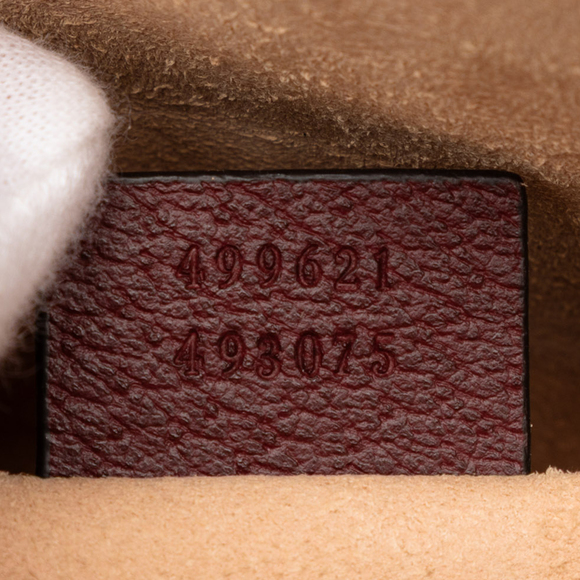 Pre-Loved Gucci Small Calfskin Web Ophidia Dome Crossbody - Picture 6 of 7